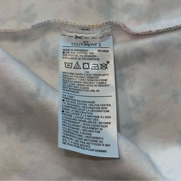 Janie and Jack Girls Floral Yellow & Pink Swing Dress NWOT Sz 2t - Picture 4 of 4